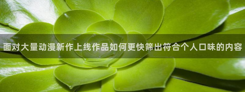里番纲手在线观看动漫:面对大量动漫新作上线作品如何更快筛出符合个人口味的内容配图