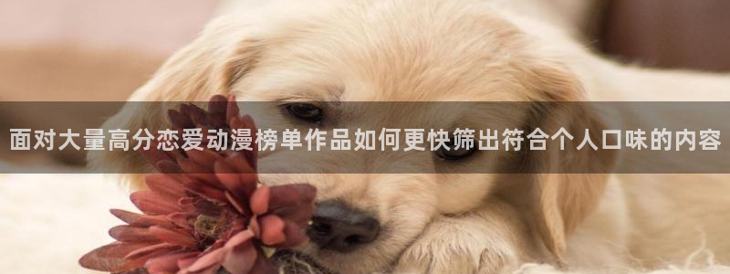 母番里番动漫在线观看:面对大量高分恋爱动漫榜单作品如何更快筛出符合个人口味的内容配图